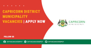 Capricorn District Municipality Vacancies