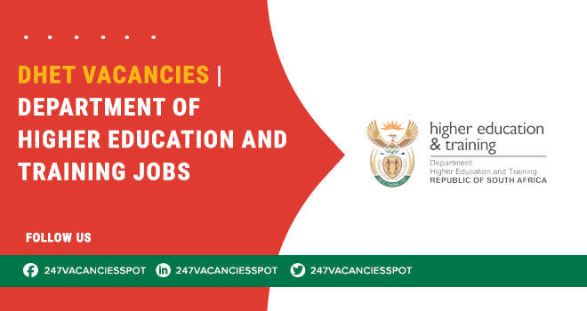 Department of Higher Education and Training Careers: Submit Online Applications Today
