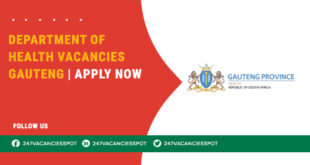 Department Of Health Vacancies Gauteng