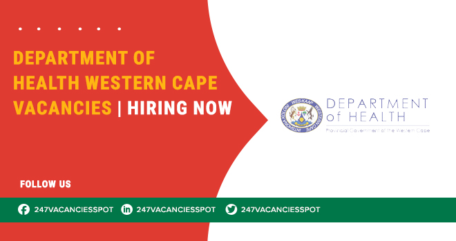 Numbers of Hospital Jobs Are Listed at Department Of Health Western Cape 