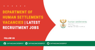 Department of Human Settlements Vacancies