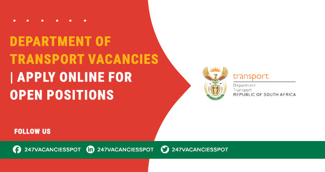 Explore Opportunities at Department Of Transport Vacancies 