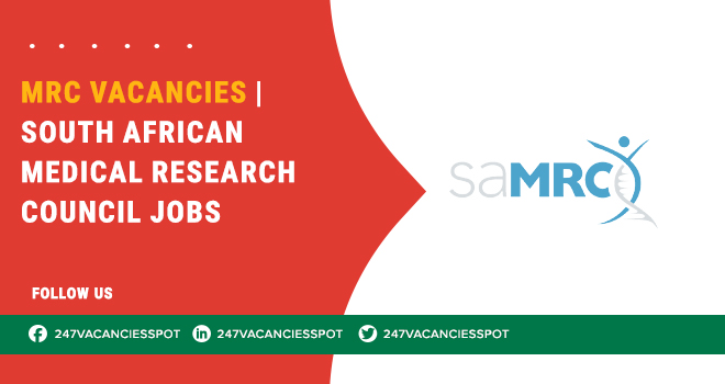 South African Medical Research Council (MRC) Careers – Research Jobs in South Africa | Apply Now
