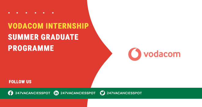 Communication Internships Are Available at Vodacom | Apply (Online)